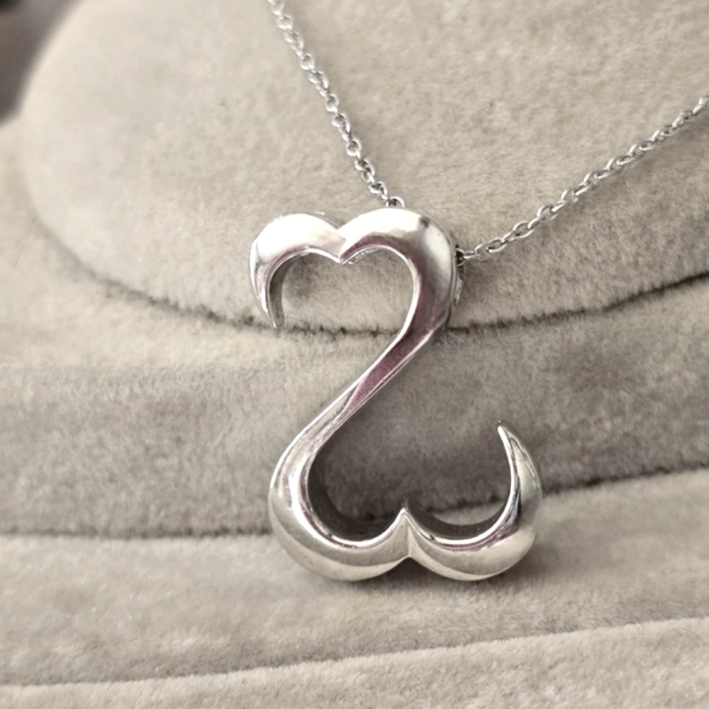 Kay jewelers Jane Seymour open heart pendant necklace sterling silver